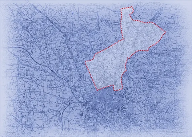 carte de la ville d'AIX-EN-PROVENCE